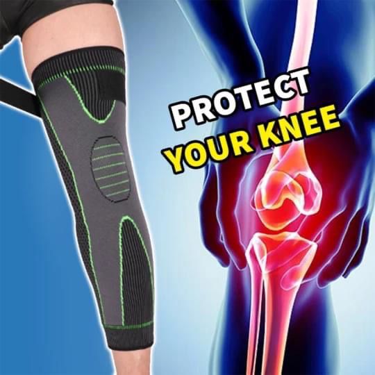Premium Long Compression Knee Sleeve | Full Leg Support & Pain Relief