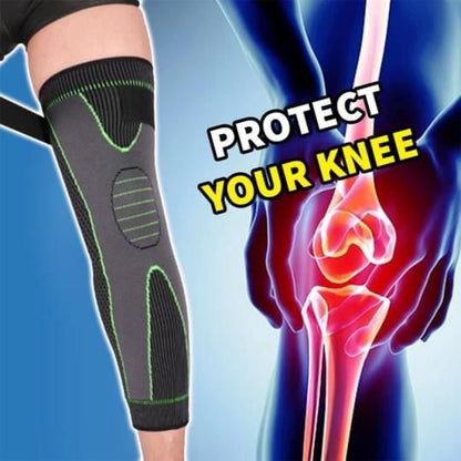 Premium Long Compression Knee Sleeve | Full Leg Support & Pain Relief