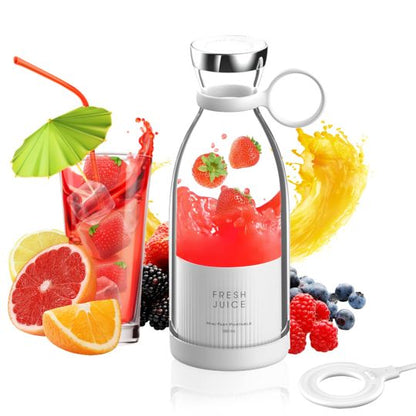 The Ultimate Blending Bundle: Silver Crest Heavy-Duty Blender + Fresh Juice Portable Mini Juicer