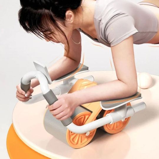 CorePro Auto-Rebound Ab Roller with Plank Support