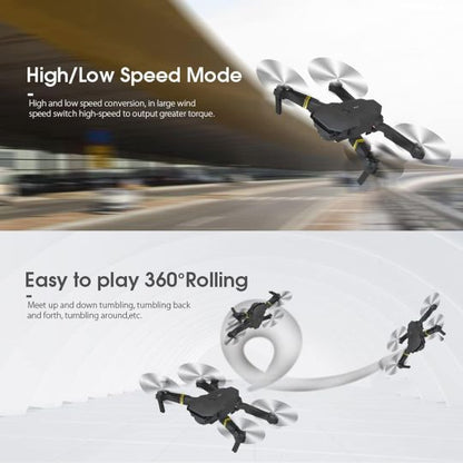 H1 Dual Camera 4K FPV Wifi Jet Mavic Foldable Drone