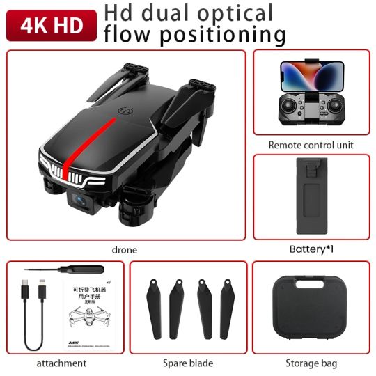 H1 Dual Camera 4K FPV Wifi Jet Mavic Foldable Drone
