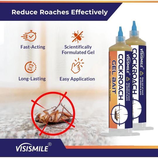 Cockroach Gel Bait- 4 Tubes x 30gms