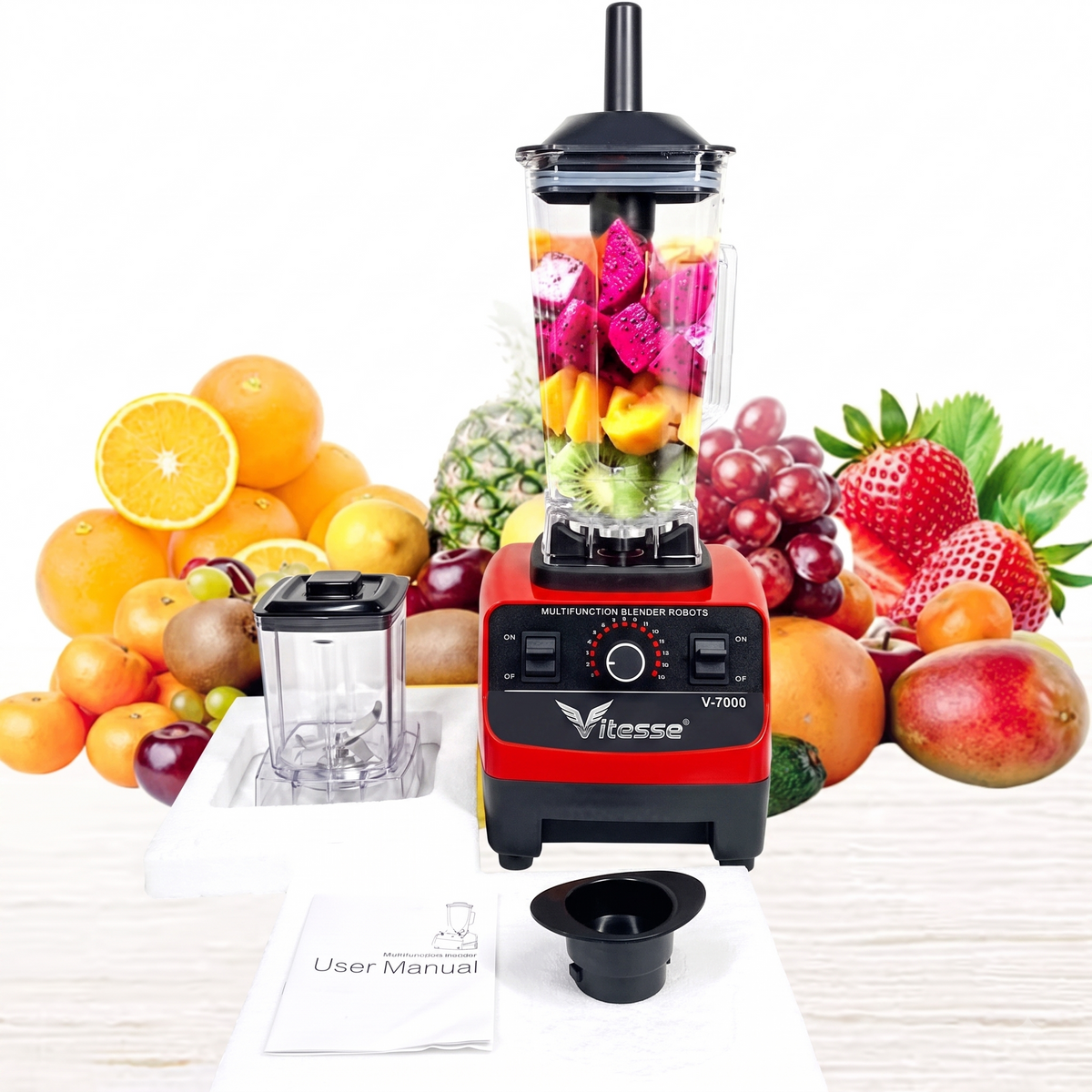 High Quality 2 JAR Silver Crest Powder Blender 4500W