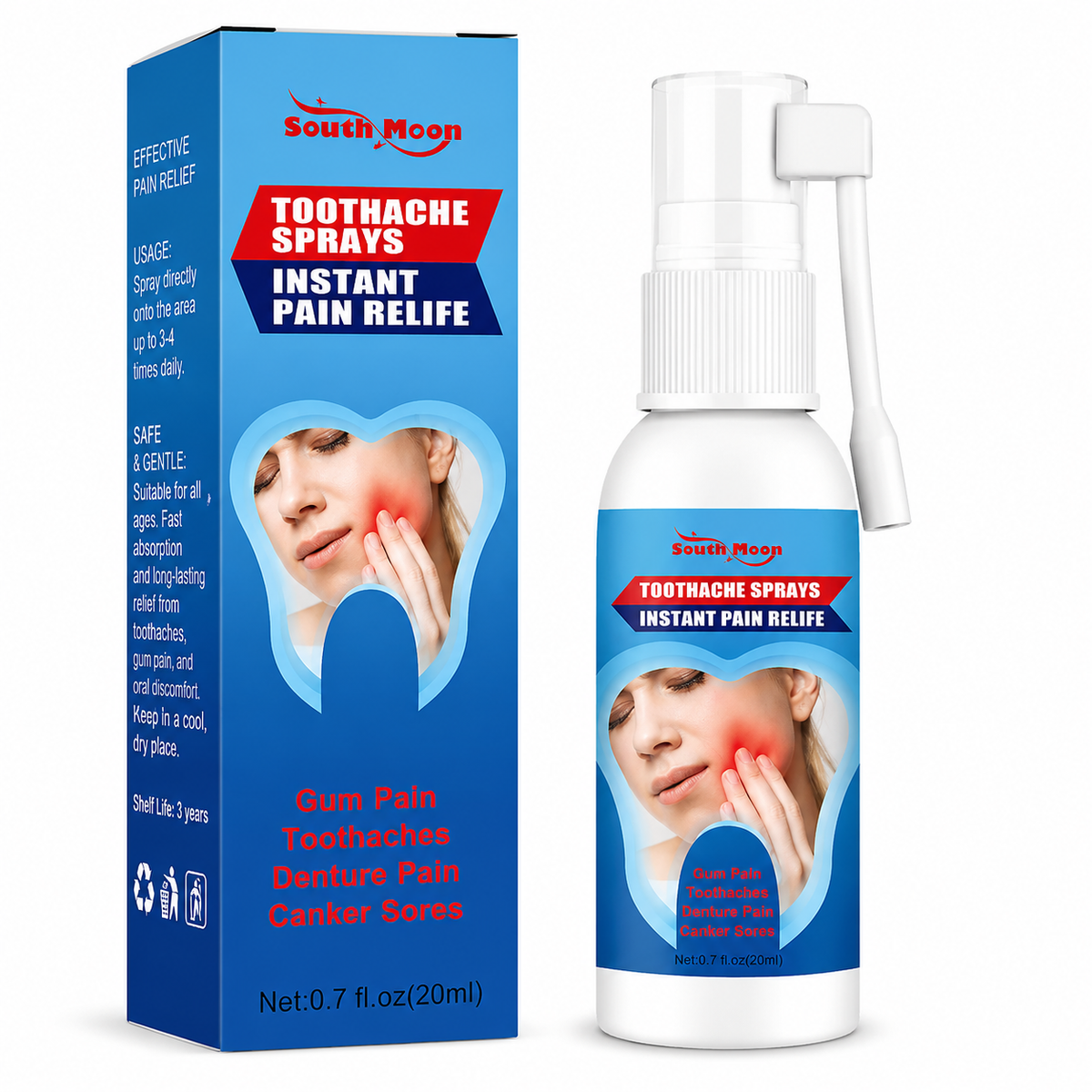 Instant Toothache Relief Spray