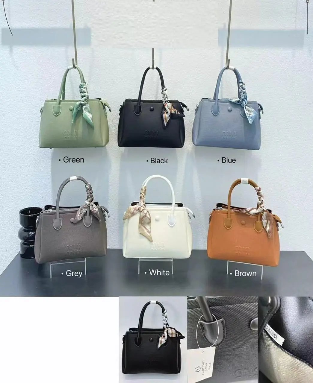 Soft Shell Scarf Handle Bag TrendyZone