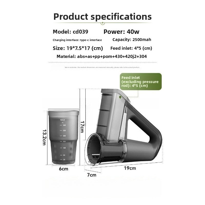 Multi - Functional Electric Handheld Food Chopper