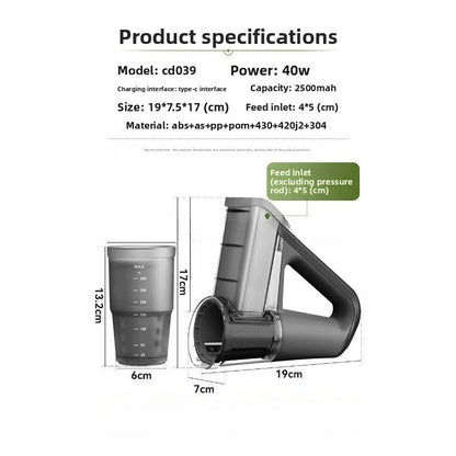 Multi - Functional Electric Handheld Food Chopper