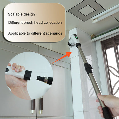 Cordless Electric Scrub Brush with Extendable Pole