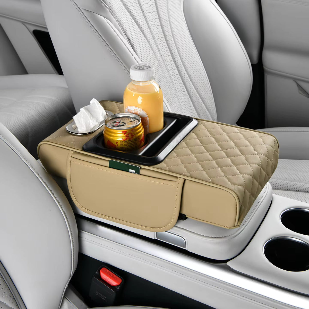 CAR ARM REST ORGANIZER - 4 in 1