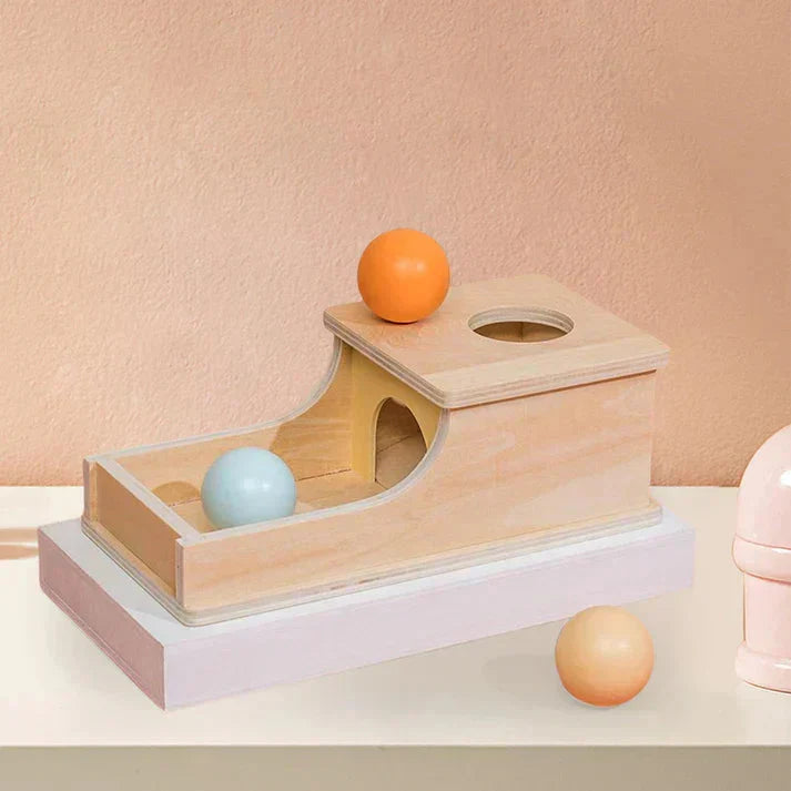 New Wooden Montessori Teaching Aids Sensory Training Target Box Toys UAE